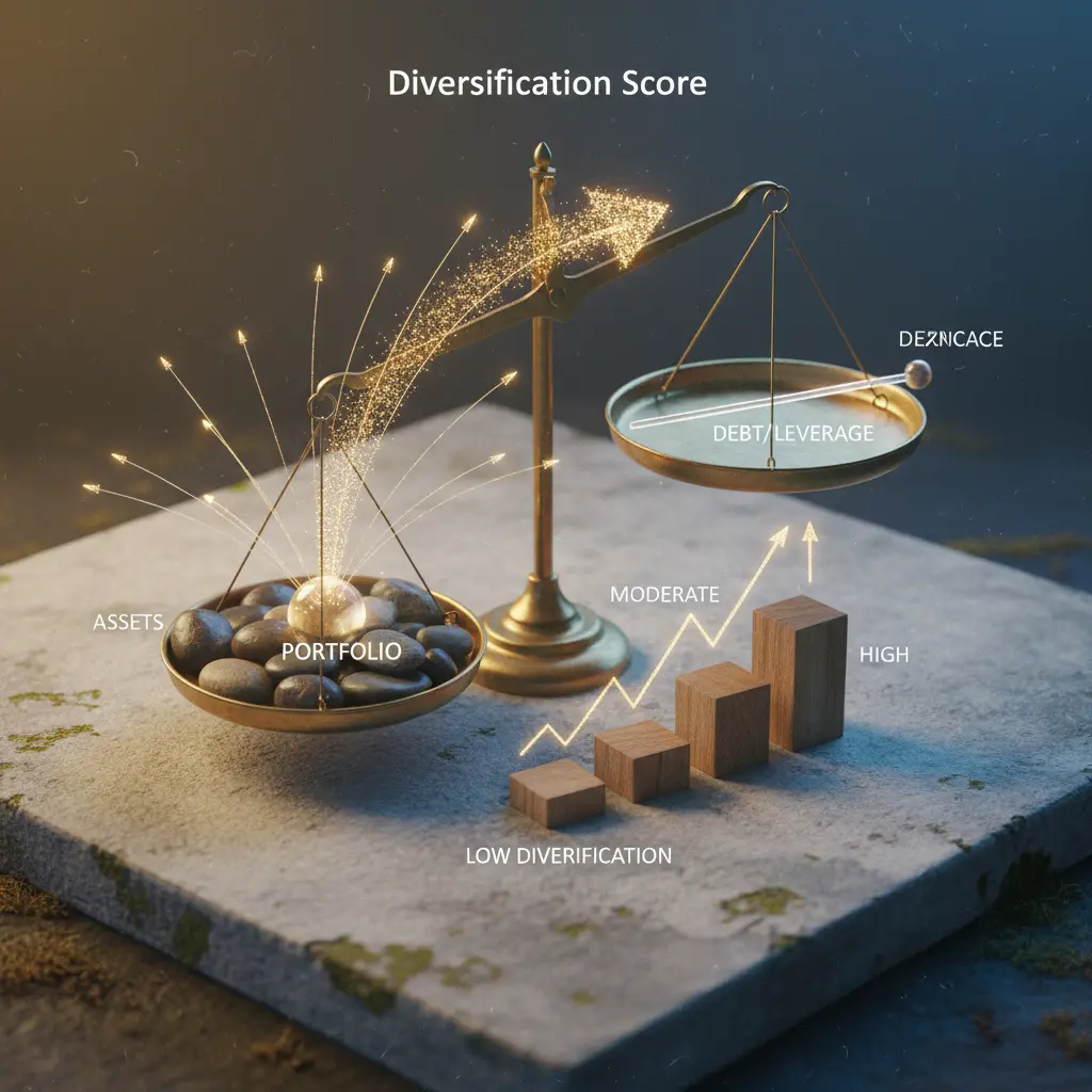Diagram illustrating leverage in trading