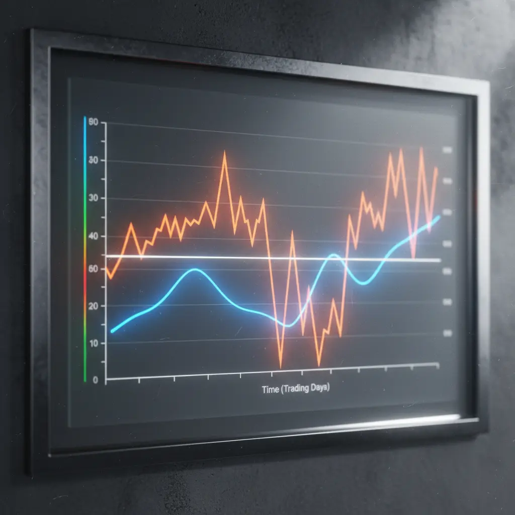 Chart showing leveraged trade outcome
