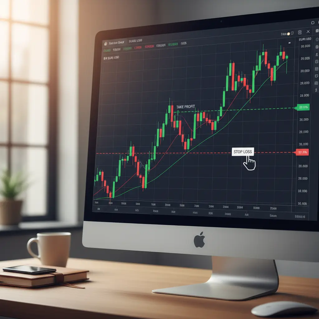 Example of a Stop-Loss Order on a Trading Chart