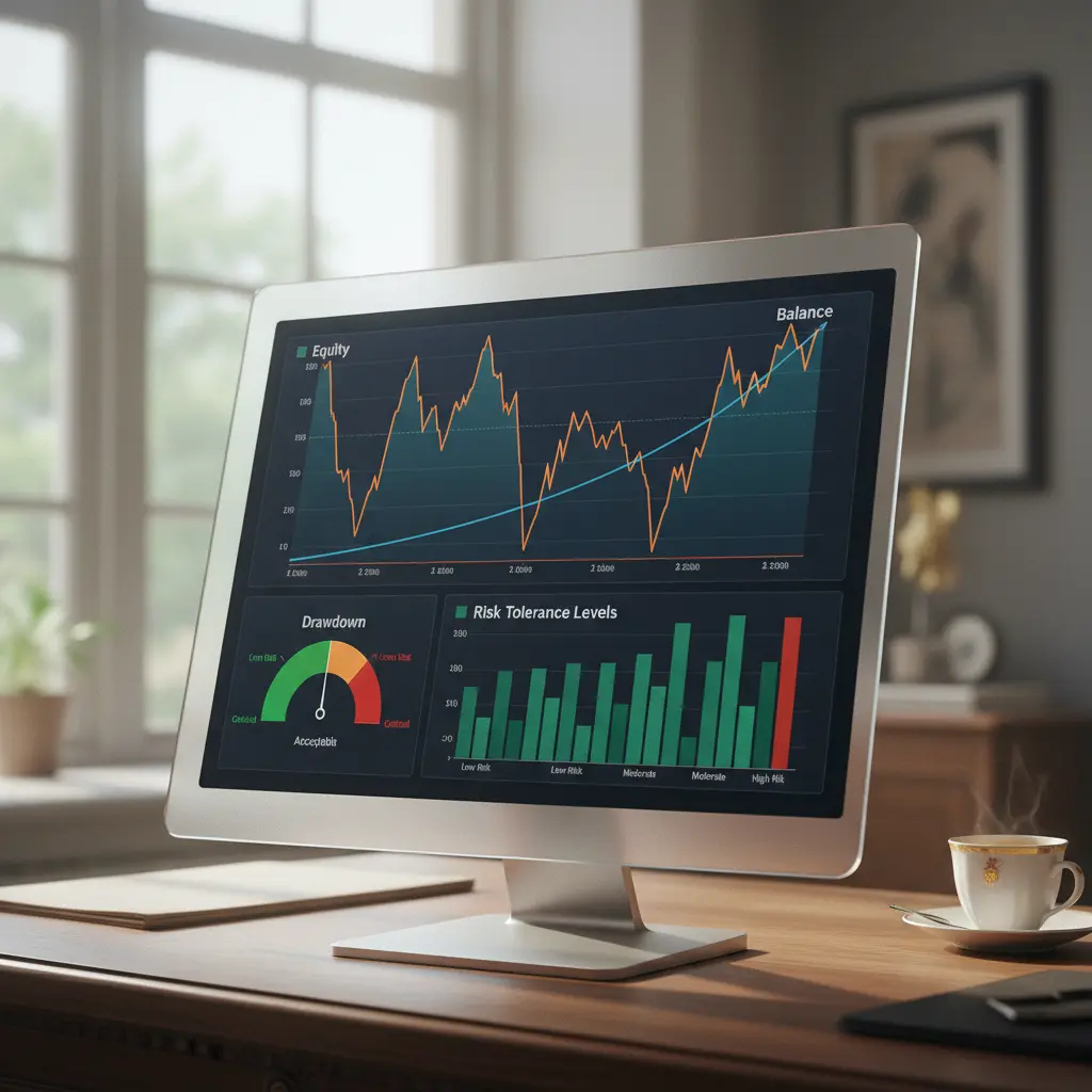 Risk management trading chart