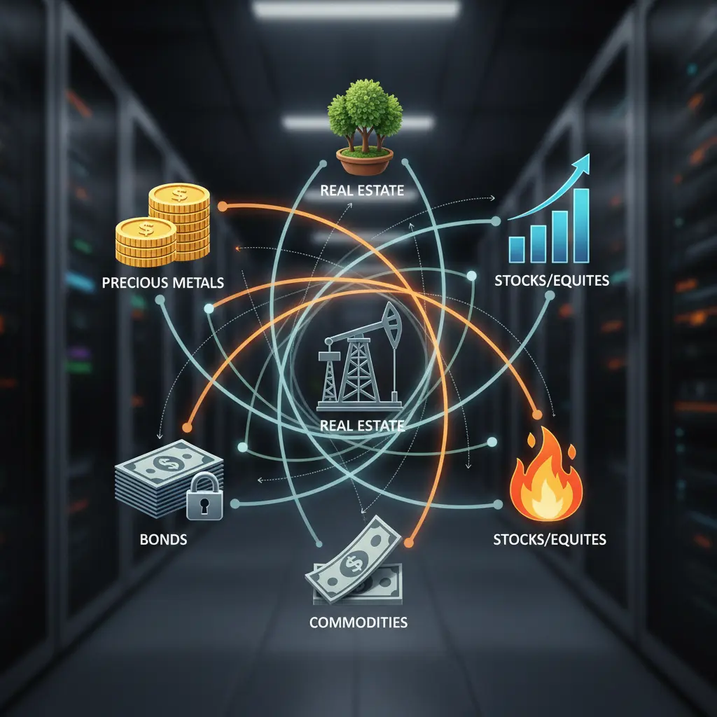 Correlation between different asset classes